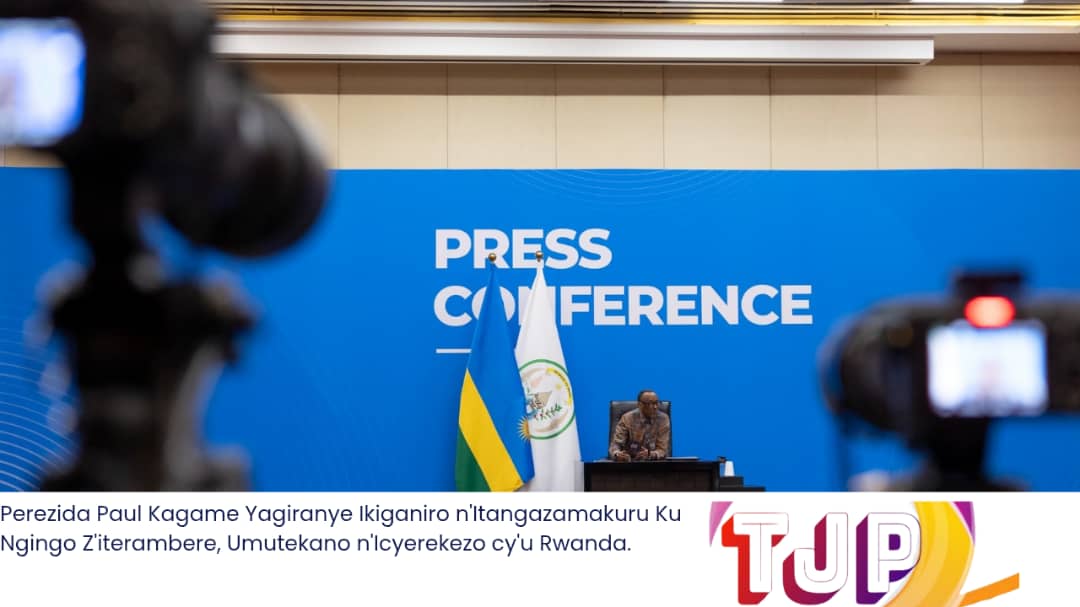 Perezida Paul Kagame Yagiranye Ikiganiro n’Itangazamakuru Ku Ngingo Z’iterambere, Umutekano n’Icyerekezo cy’u Rwanda.