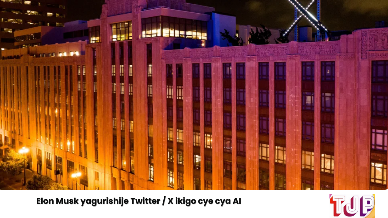 Elon Musk yagurishije Twitter / X  ikigo cye cya AI