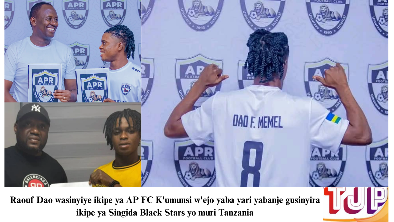 Raouf Dao wasinyiye ikipe ya AP FC K’umunsi w’ejo yaba yari yabanje gusinyira ikipe ya Singida Black Stars yo muri Tanzania