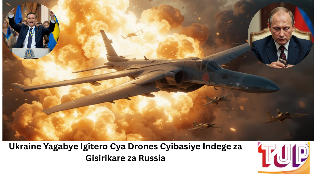 Ukraine Yagabye Igitero Cya Drones Cyibasiye Indege za Gisirikare za Russia