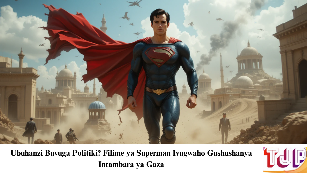 Ubuhanzi Buvuga Politiki? Filime ya Superman Ivugwaho Gushushanya Intambara ya Gaza