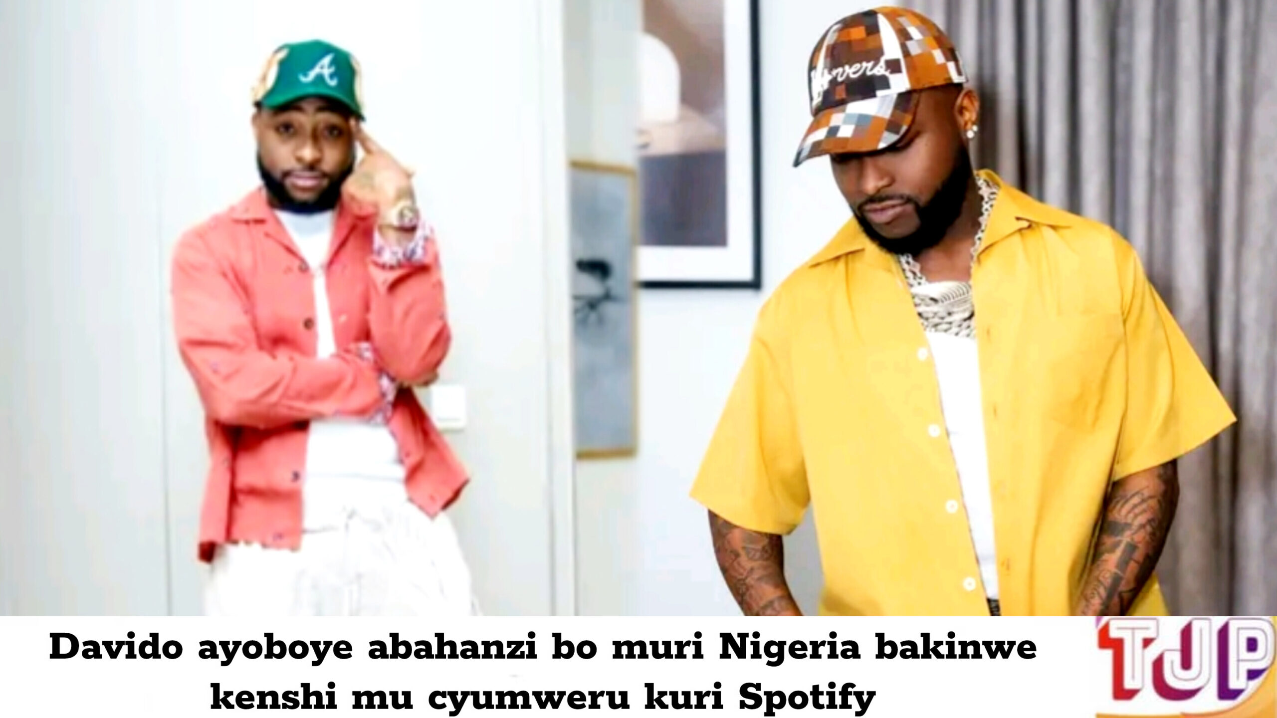 Davido ayoboye abahanzi bo muri Nigeria bakinwe kenshi mu cyumweru kuri Spotify